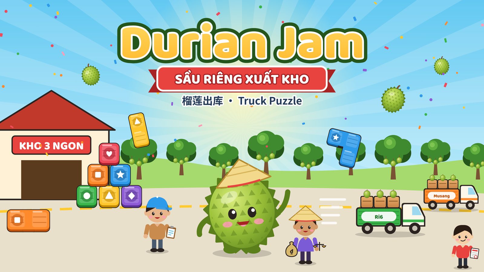 Durian Jam: Bé Sầu và những xe tải chở sầu riêng